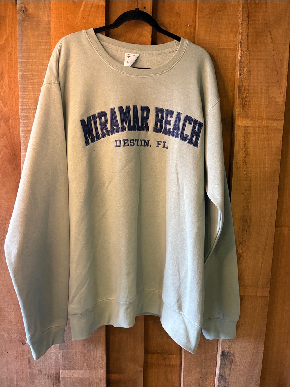 Miramar Beach Destin FL Crewneck Sweatshirt - Sage Green